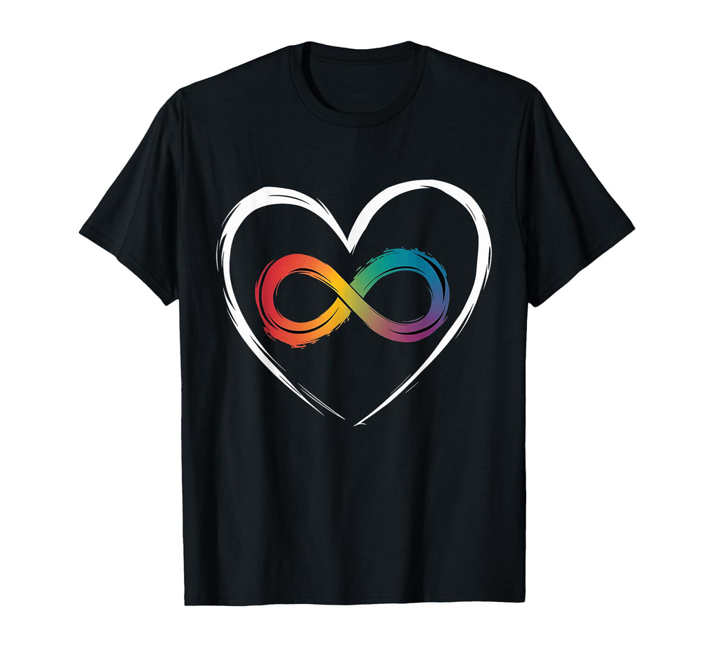 Pride Autism Awareness Rainbow Infinity T-Shirt - Streetwear Style Unisex - T-Shirt, Sweatshirt, Hoodie