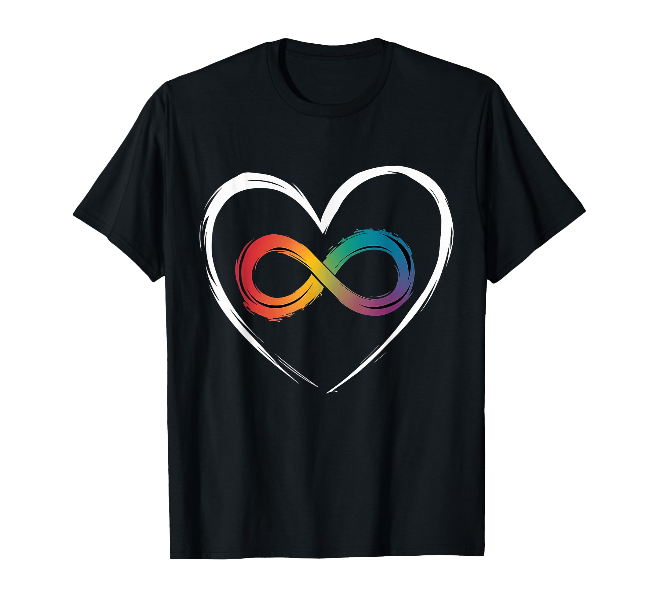Pride Autism Awareness Rainbow Infinity T-Shirt - Streetwear Style Unisex - T-Shirt, Sweatshirt, Hoodie
