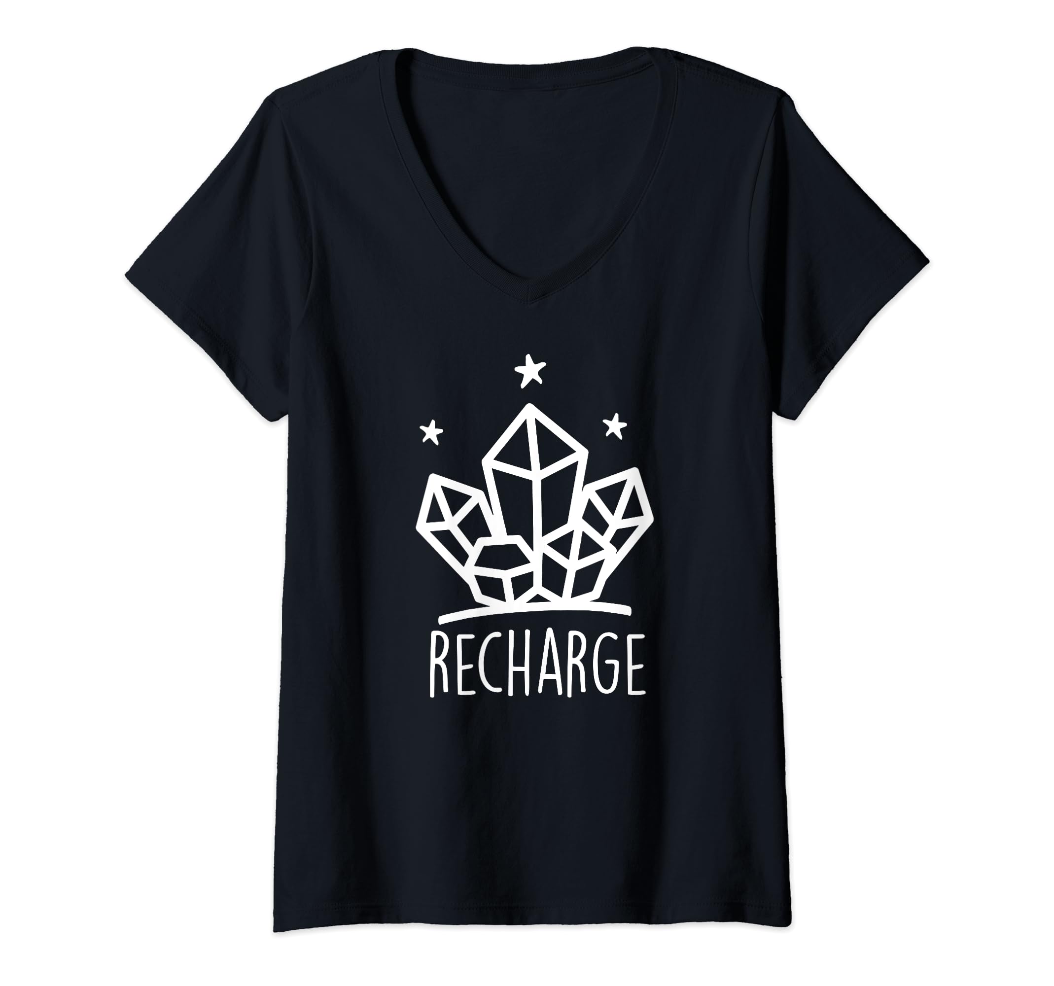 Womens Metaphysical Crystal Recharge T-Shirt - Unique Graphic Men Women - T-Shirt, Sweatshirt, Hoodie
