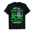 Not All Wounds Are Visible Mental T-Shirt - Novelty Apparel for Adults - T-Shirt, Sweatshirt, Hoodie