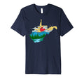 West Virginia Pride Outdoors Nature T-Shirt - Custom Art Print Men Women - T-Shirt, Sweatshirt, Hoodie