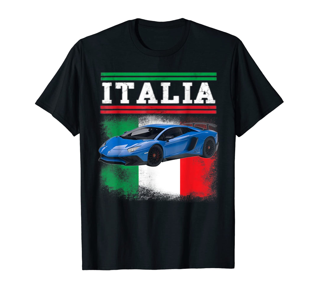 Fun Italian Exotic Supercar And T-Shirt - Novelty Apparel Men Women - T-Shirt, Sweatshirt, Hoodie