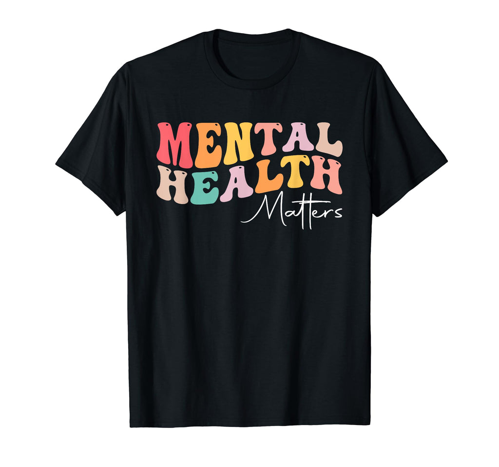 Mental Health Matters Groovy Mental T-Shirt - Casual Everyday Wear Unisex - T-Shirt, Sweatshirt, Hoodie