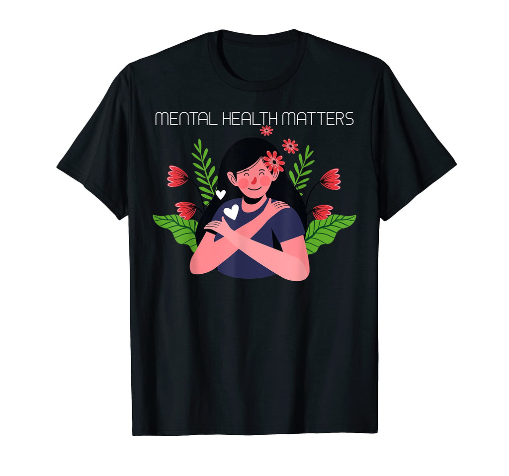 Mental Health Matters T-Shirt - Aesthetic Graphic for Adults - T-Shirt, Sweatshirt, Hoodie