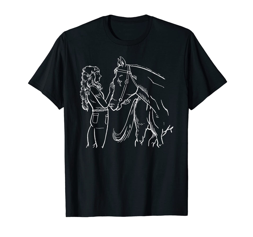 Horse Cowgirl Cowboy Hat Western Trail T-Shirt - Trendy Graphic for Adults - T-Shirt, Sweatshirt, Hoodie