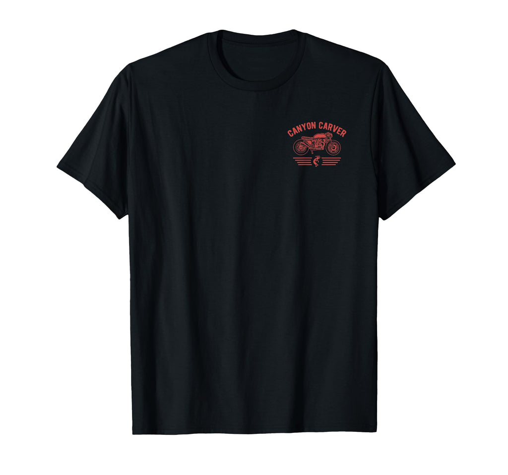Canyon Carver Motorcycle T-Shirt - Aesthetic Graphic for Adults - T-Shirt, Sweatshirt, Hoodie