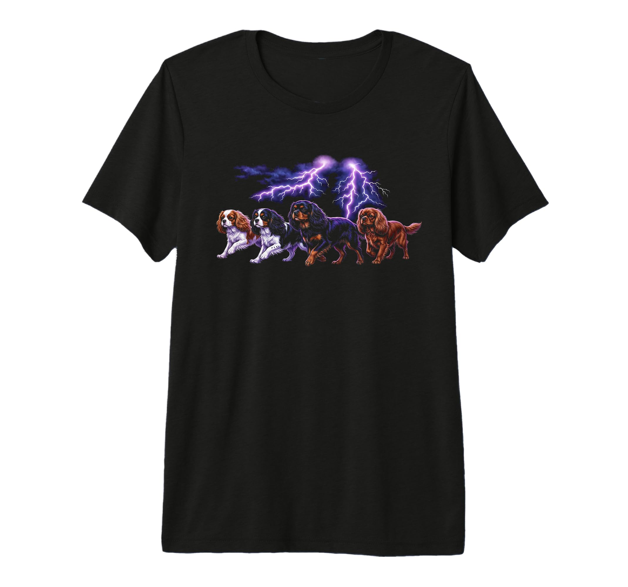 Cavalier King Charles Spaniel 90S T-Shirt - Casual Everyday Wear Unisex - T-Shirt, Sweatshirt, Hoodie