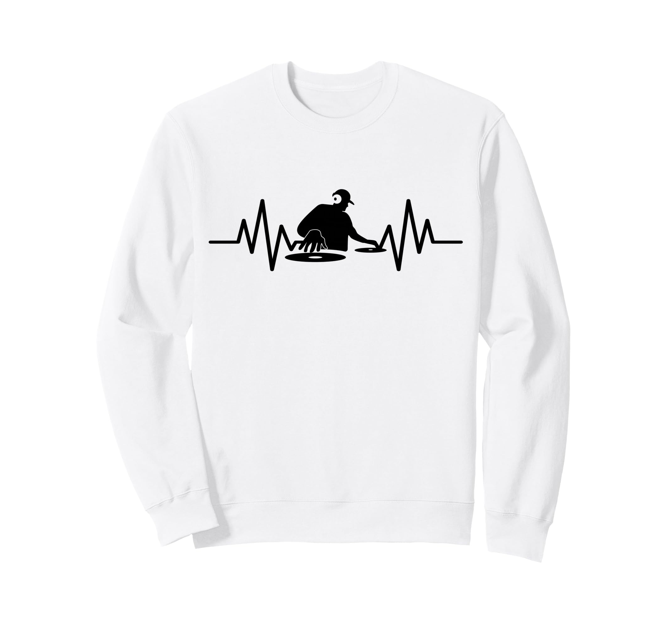 90S Music Disk Jockey Dj Vinyl Record Sweatshirt - Custom Art Print Unisex - T-Shirt, Sweatshirt, Hoodie