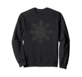 Filipino Sun Distressed Proud To Be Sweatshirt - Streetwear Style Unisex - T-Shirt, Sweatshirt, Hoodie