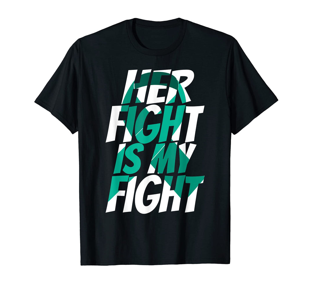 Purple Blue Ribbon Her Mental Health T-Shirt - Trendy Graphic Men Women - T-Shirt, Sweatshirt, Hoodie
