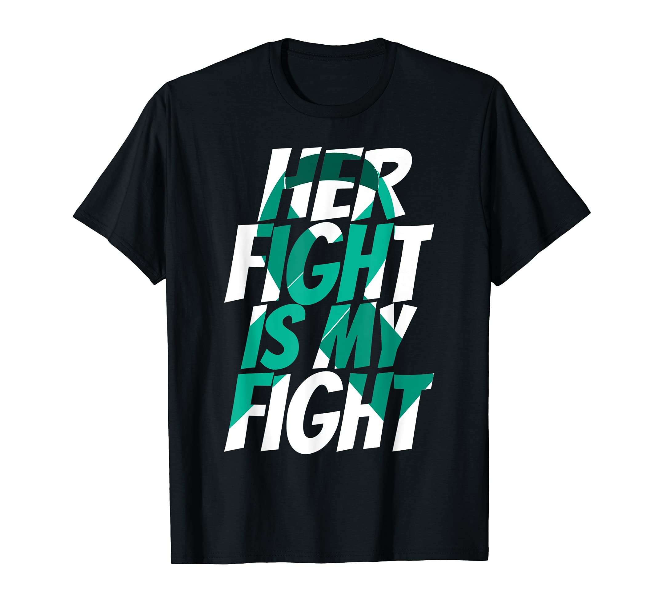 Purple Blue Ribbon Her Mental Health T-Shirt - Trendy Graphic Men Women - T-Shirt, Sweatshirt, Hoodie