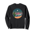 Boho Desert Cactus Moon Western Sweatshirt - Fun Novelty Design Men Women - T-Shirt, Sweatshirt, Hoodie