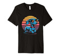 Dachshund Dog Sunglasses 80S Vaporwave T-Shirt - Graphic Print Men Women - T-Shirt, Sweatshirt, Hoodie