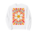 Quilting Power Flower Daisy Sweatshirt - Fun Novelty Design for Adults - T-Shirt, Sweatshirt, Hoodie