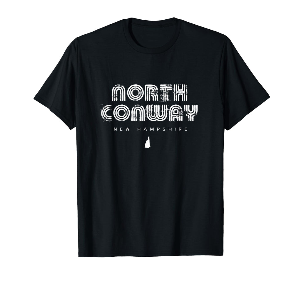 North Conway New Hampshire Nh 70S 80S T-Shirt - Aesthetic Graphic Unisex - T-Shirt, Sweatshirt, Hoodie