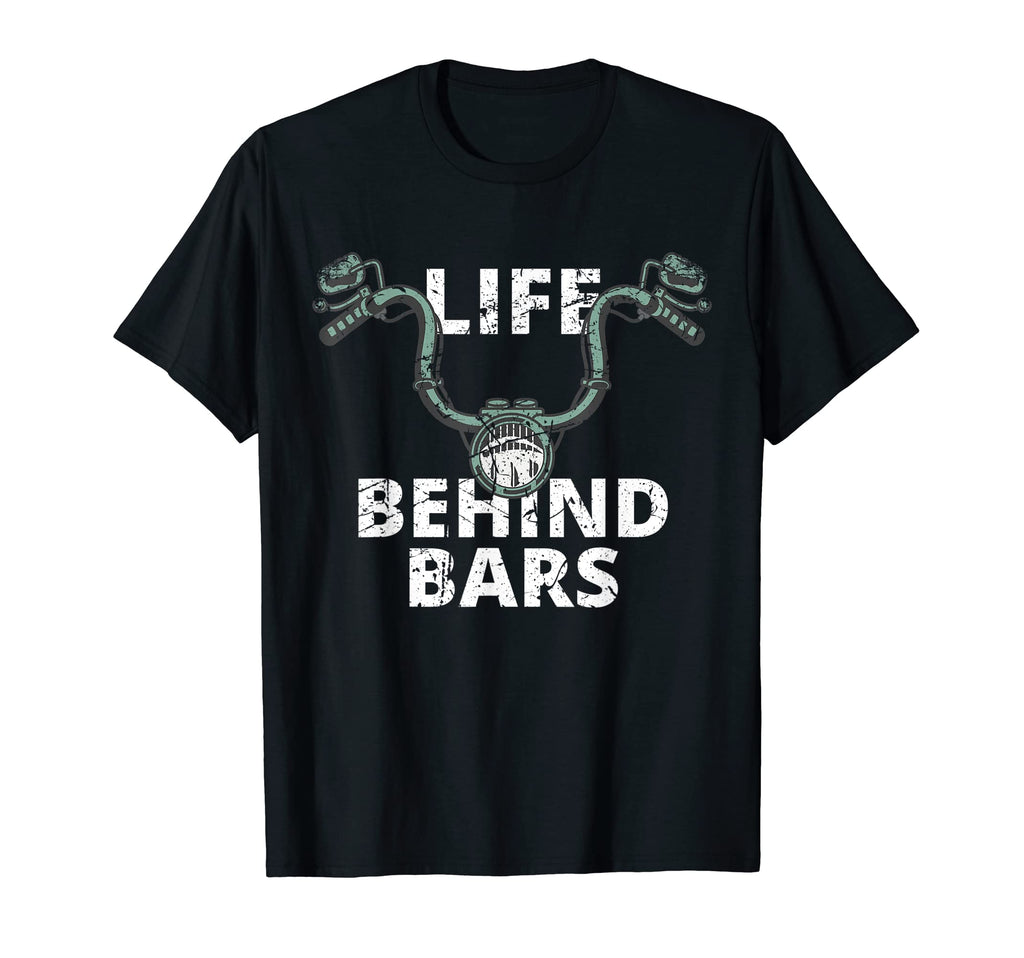 Life Behind Bars Motorcycle Rider Bikers T-Shirt - Aesthetic Graphic Unisex - T-Shirt, Sweatshirt, Hoodie