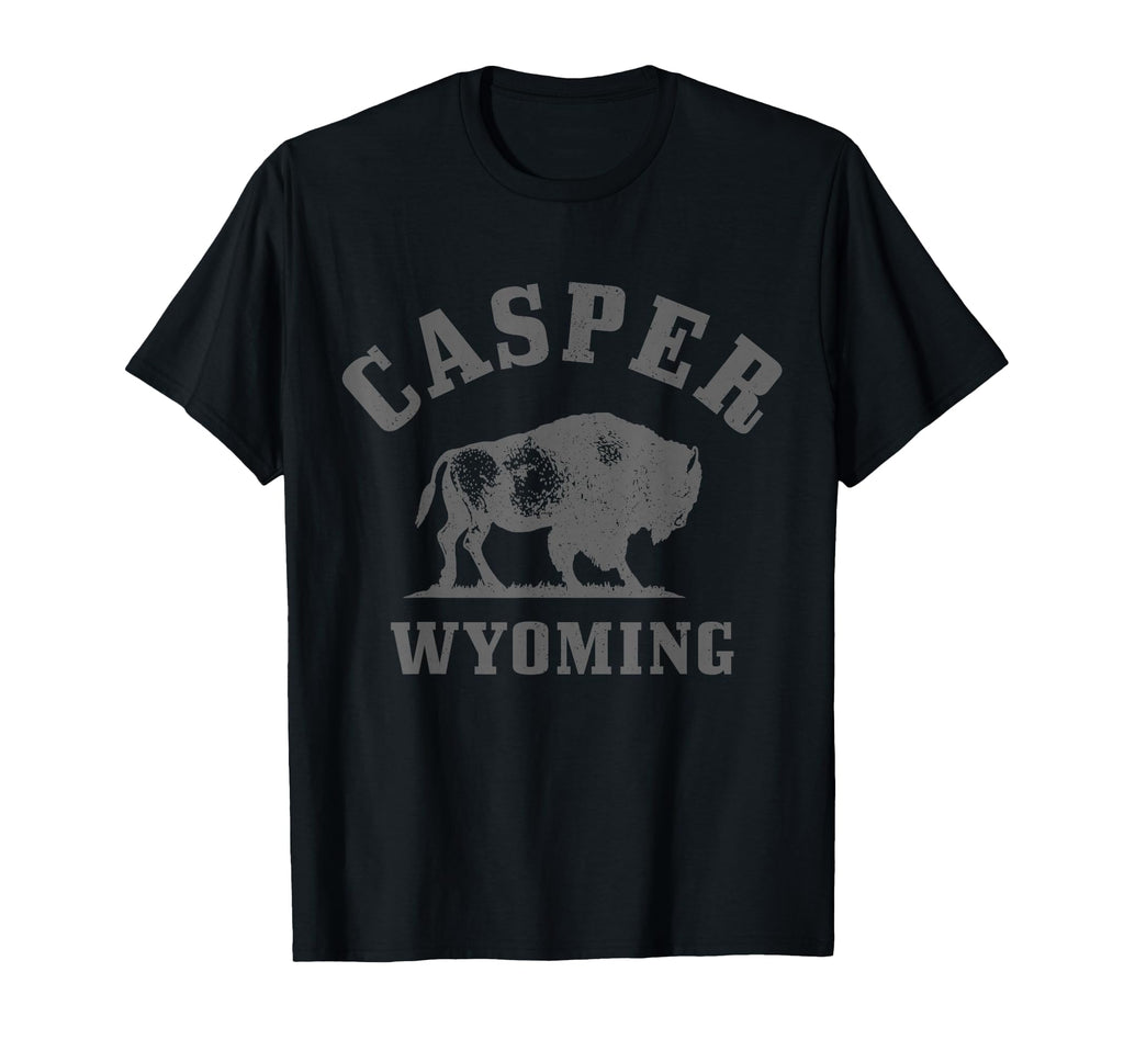 Casper Wyoming Cowboy State Bison Buffalo T-Shirt - Trendy Graphic Unisex - T-Shirt, Sweatshirt, Hoodie