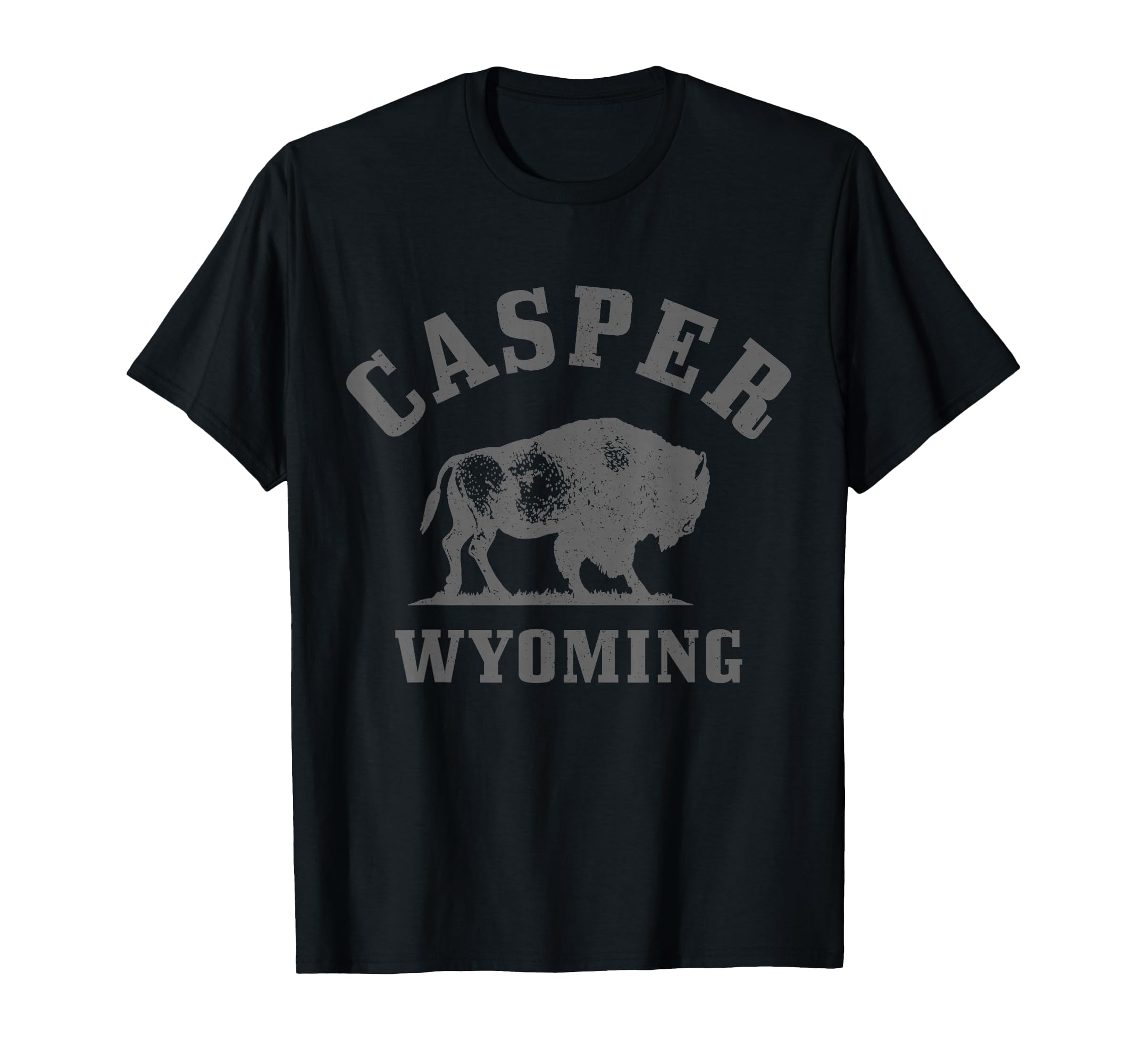 Casper Wyoming Cowboy State Bison Buffalo T-Shirt - Trendy Graphic Unisex - T-Shirt, Sweatshirt, Hoodie