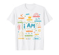 I Am Daily Affirmation Colorful T-Shirt - Graphic Print for Adults - T-Shirt, Sweatshirt, Hoodie