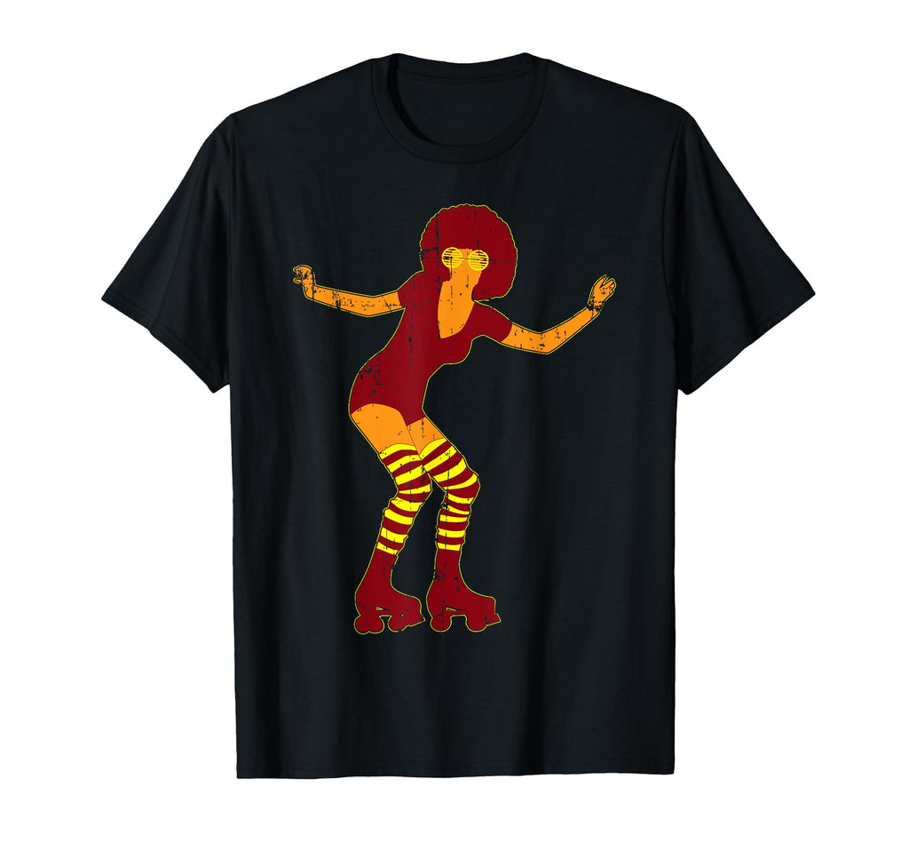 70S Rollerskating Roller Skates T-Shirt - Minimalist Print Unisex - T-Shirt, Sweatshirt, Hoodie