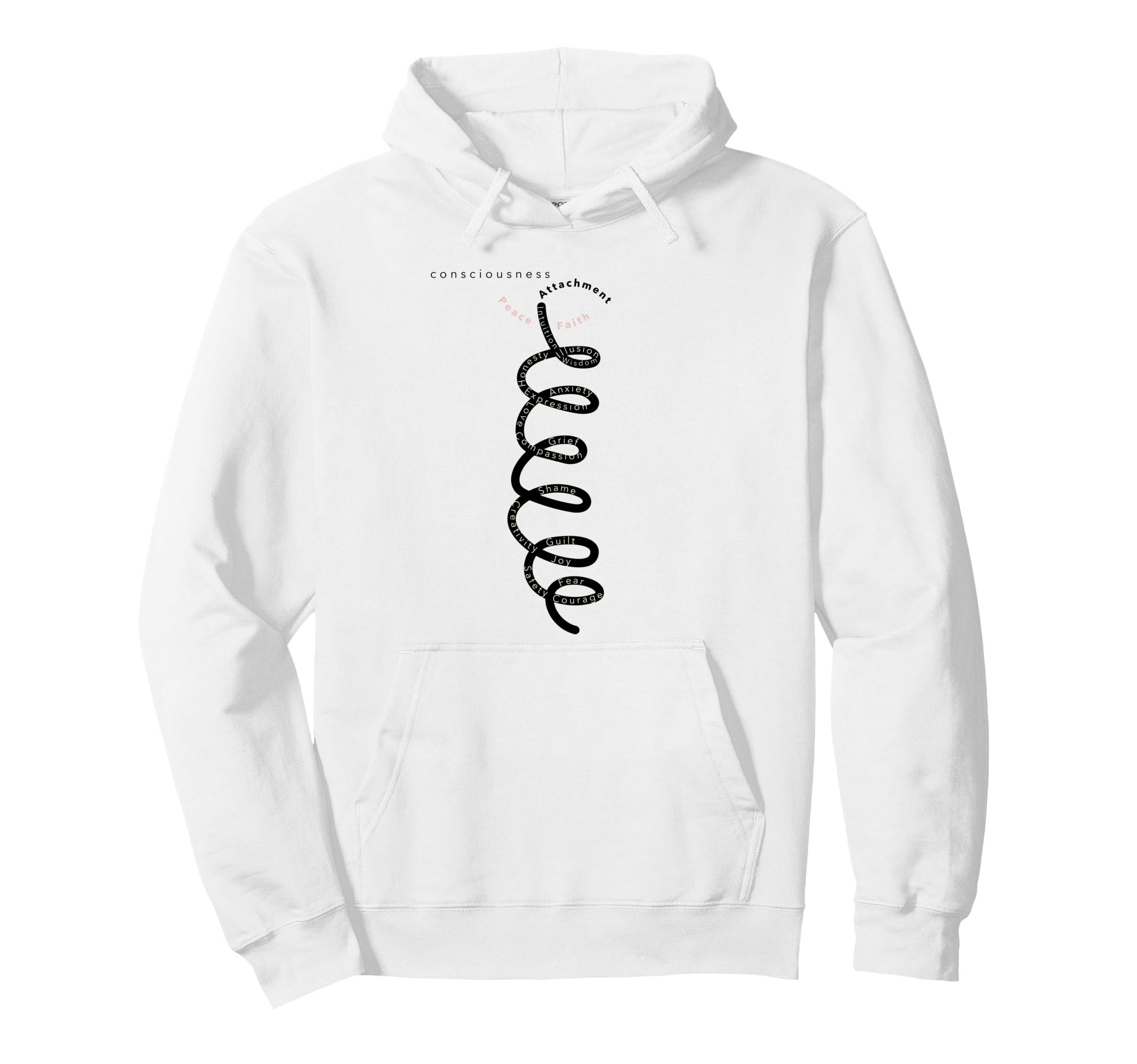 Spiral Consciousness Mindfulness Healing Hoodie - Graphic Print Men Women - T-Shirt, Sweatshirt, Hoodie