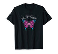 Antisocial Flutterby Butterfly Gradient T-Shirt - Aesthetic Graphic Unisex - T-Shirt, Sweatshirt, Hoodie