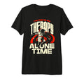 Gym Is My Therapy And Alone Time Self T-Shirt - Novelty Apparel Unisex - T-Shirt, Sweatshirt, Hoodie