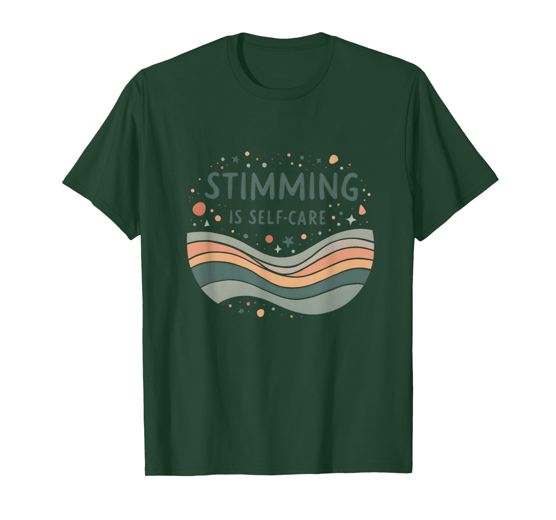Stimming Is Self Care Autism Awareness T-Shirt - Minimalist Print Men Women - T-Shirt, Sweatshirt, Hoodie