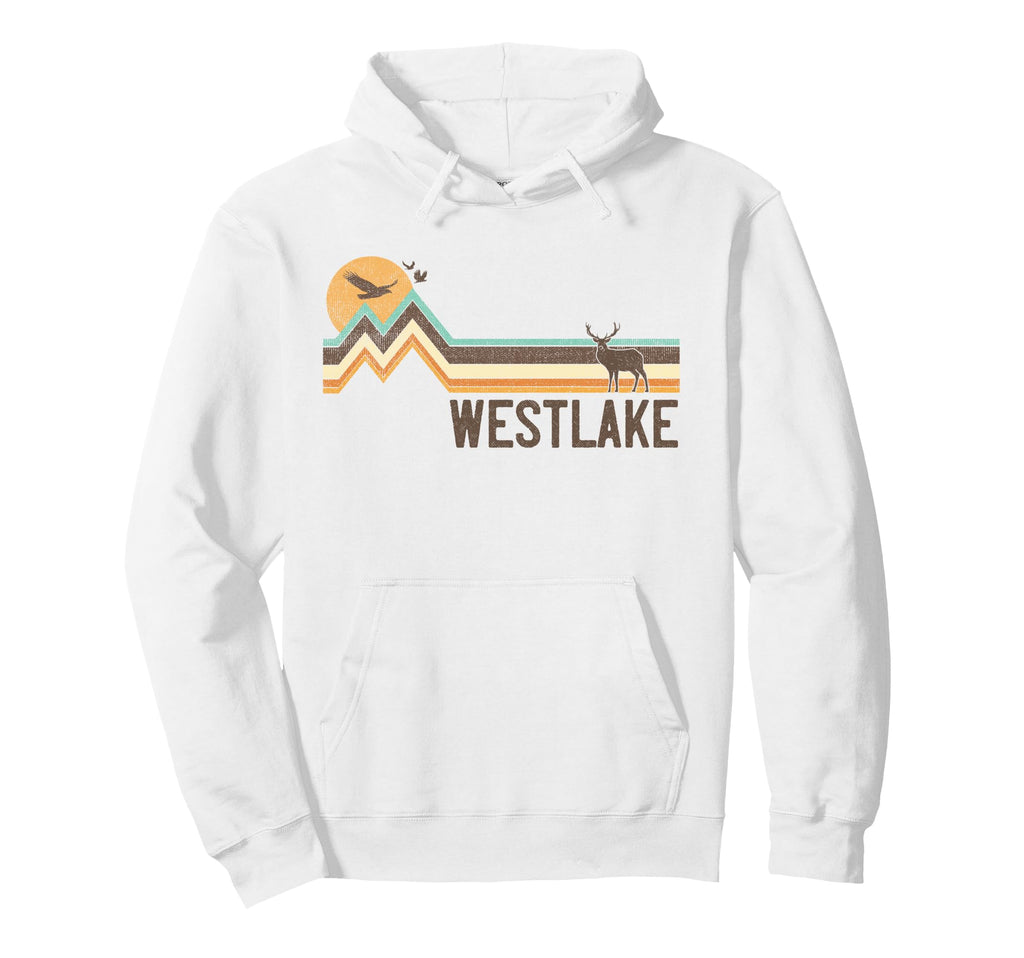Westlake 70S 80S Nature Hoodie - Minimalist Print for Adults - T-Shirt, Sweatshirt, Hoodie
