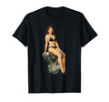 Pinup Panhead Motor Bikini Art T-Shirt - Graphic Print for Adults - T-Shirt, Sweatshirt, Hoodie