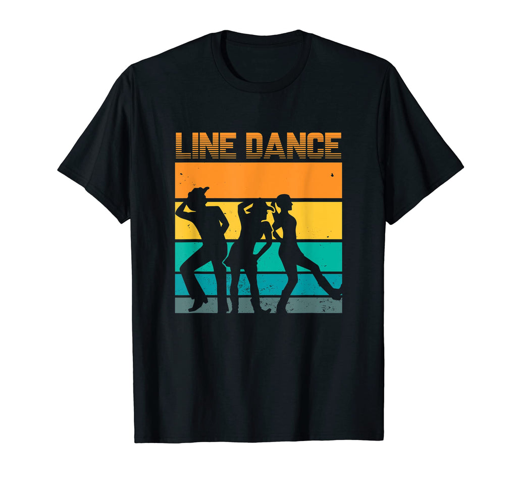 Line Dance Western People Dancing T-Shirt - Graphic Print Men Women - T-Shirt, Sweatshirt, Hoodie