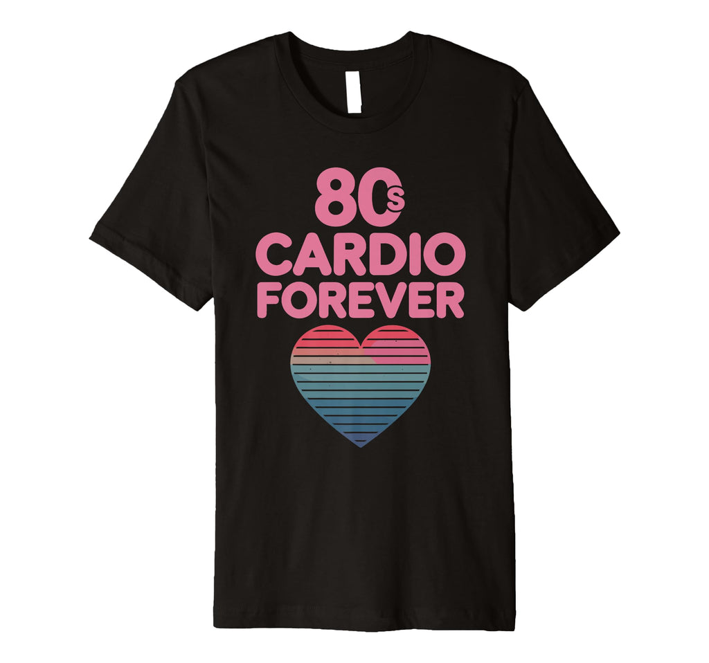80S Fitness Enthusiast Workout And T-Shirt - Fun Novelty Design for Adults - T-Shirt, Sweatshirt, Hoodie