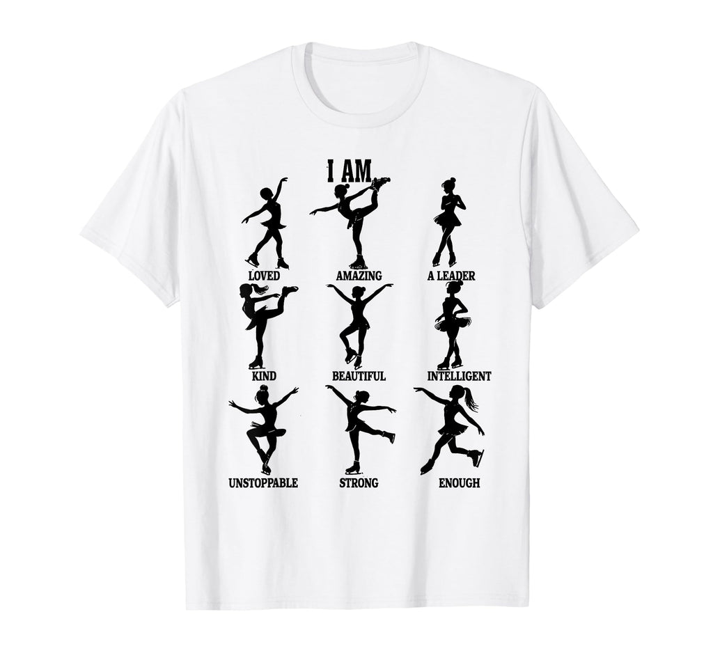 Figure Skating Ice Affirmation Self T-Shirt - Aesthetic Graphic for Adults - T-Shirt, Sweatshirt, Hoodie