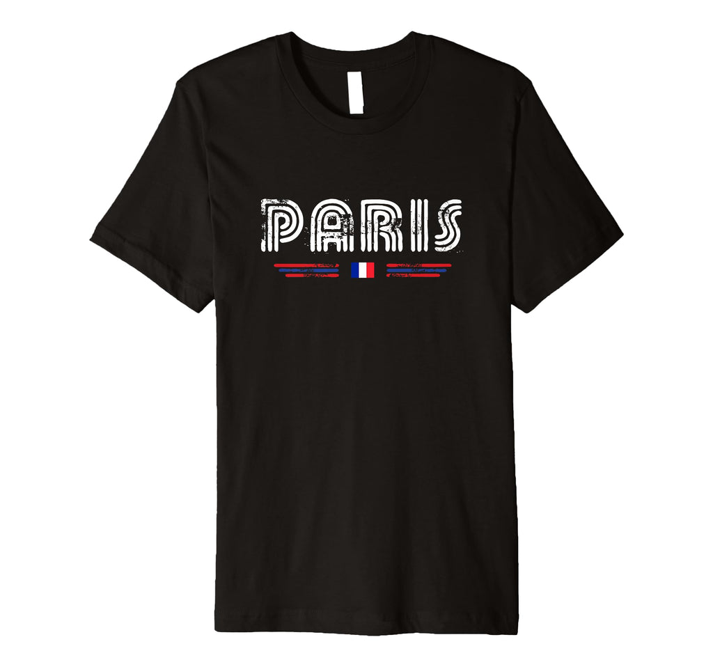 Paris United Kingdom Uk 70S 80S Type T-Shirt - Minimalist Print Men Women - T-Shirt, Sweatshirt, Hoodie