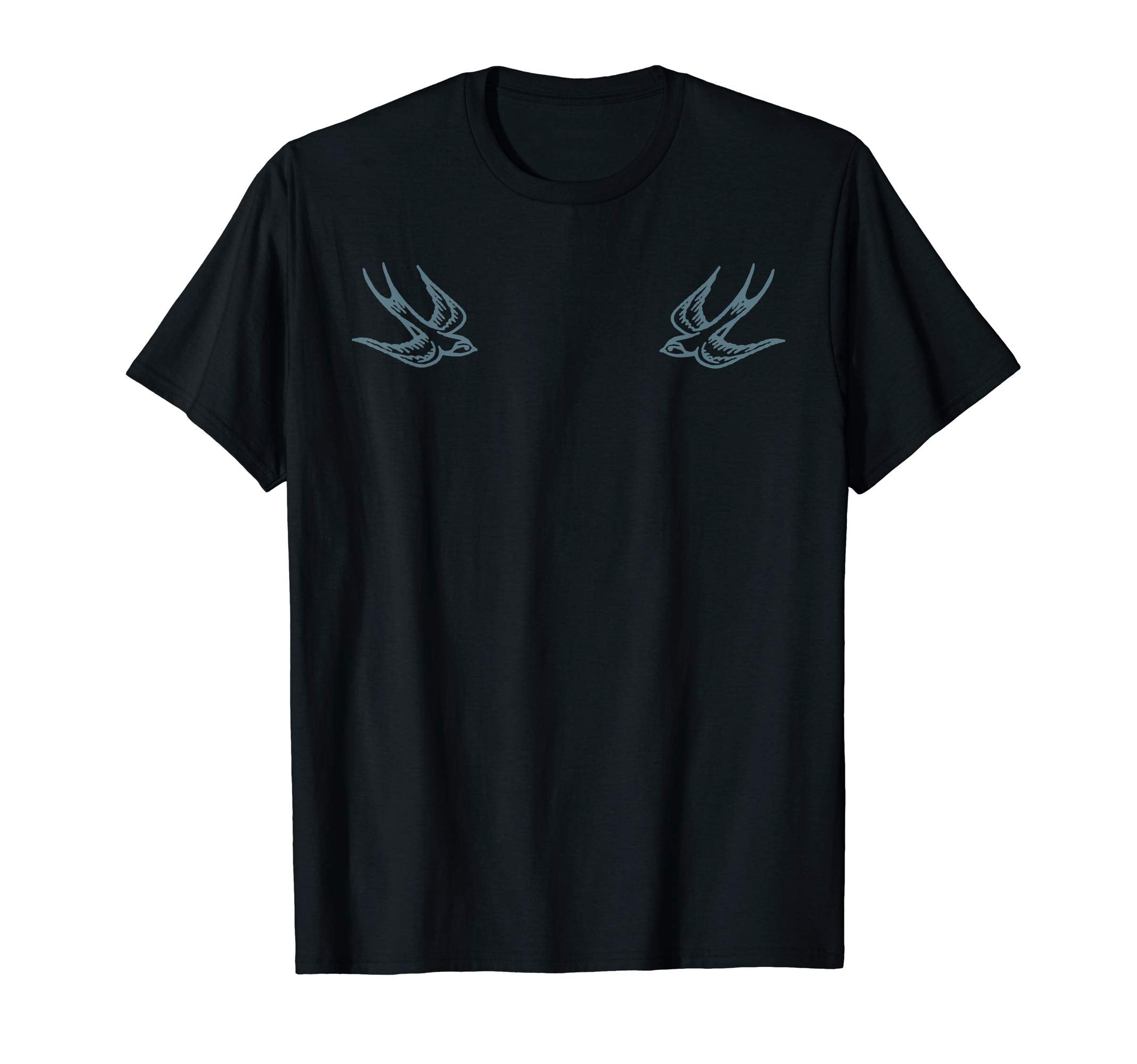 Bluebirds Happiness Flash Art T-Shirt - Fun Novelty Design for Adults - T-Shirt, Sweatshirt, Hoodie