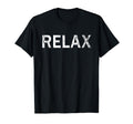 Relax Distressed Mindfulness Meditation T-Shirt - Aesthetic Graphic Unisex - T-Shirt, Sweatshirt, Hoodie