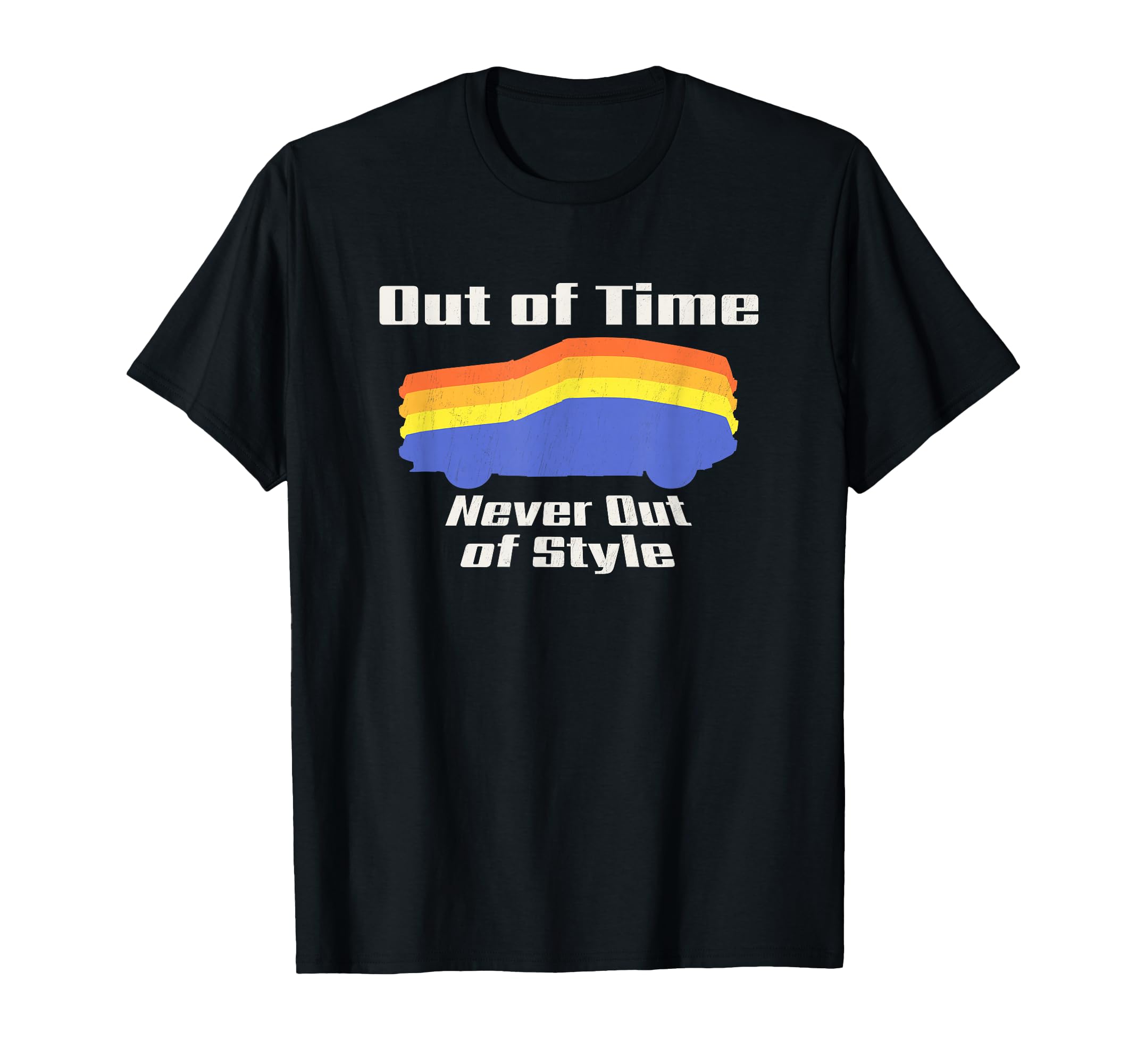80S Car Silhouette Synthwave Aesthetic T-Shirt - Novelty Apparel Men Women - T-Shirt, Sweatshirt, Hoodie