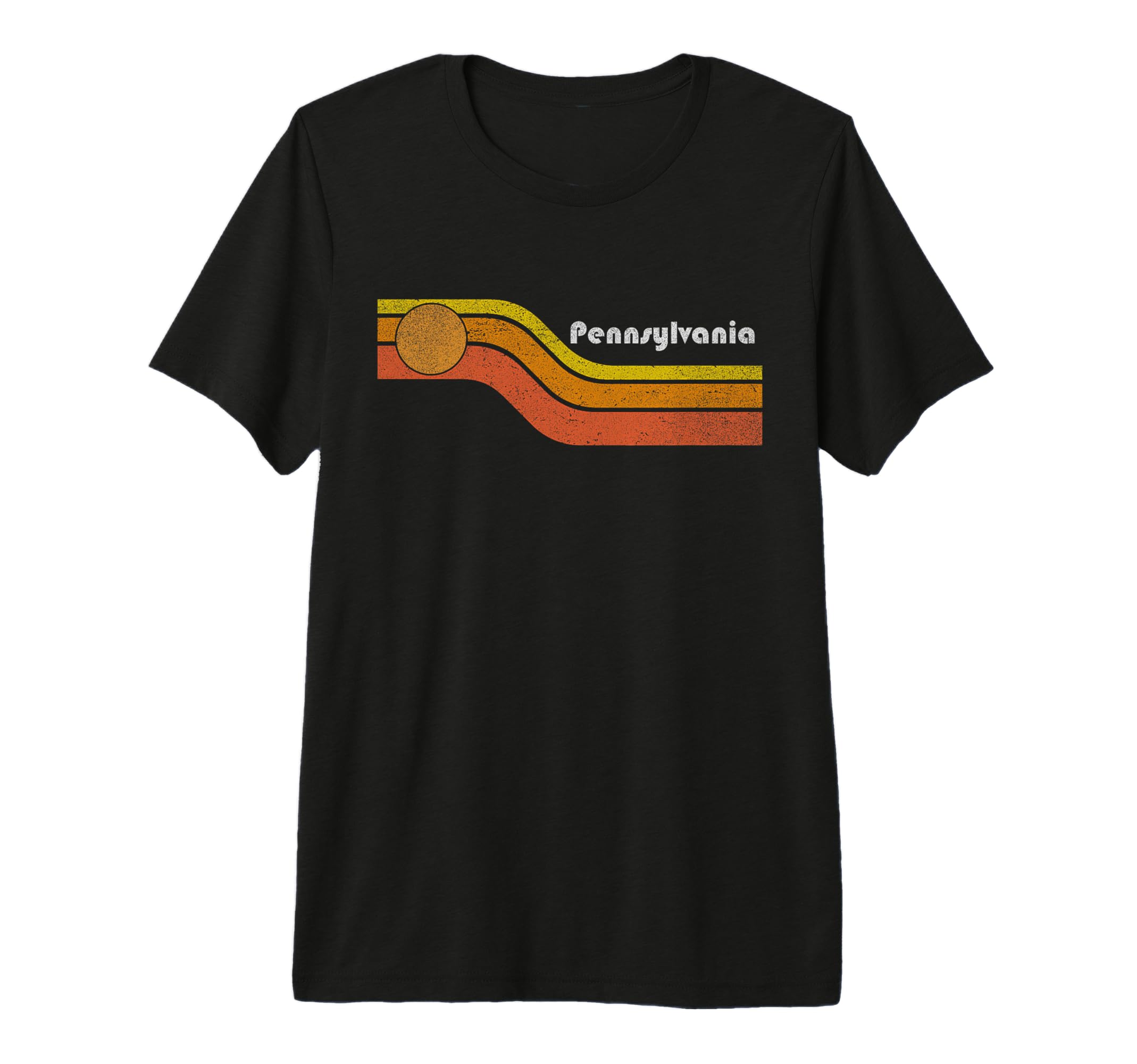 Pennsylvania 70S 80S Tri Blend T-Shirt - Fun Novelty Design for Adults - T-Shirt, Sweatshirt, Hoodie