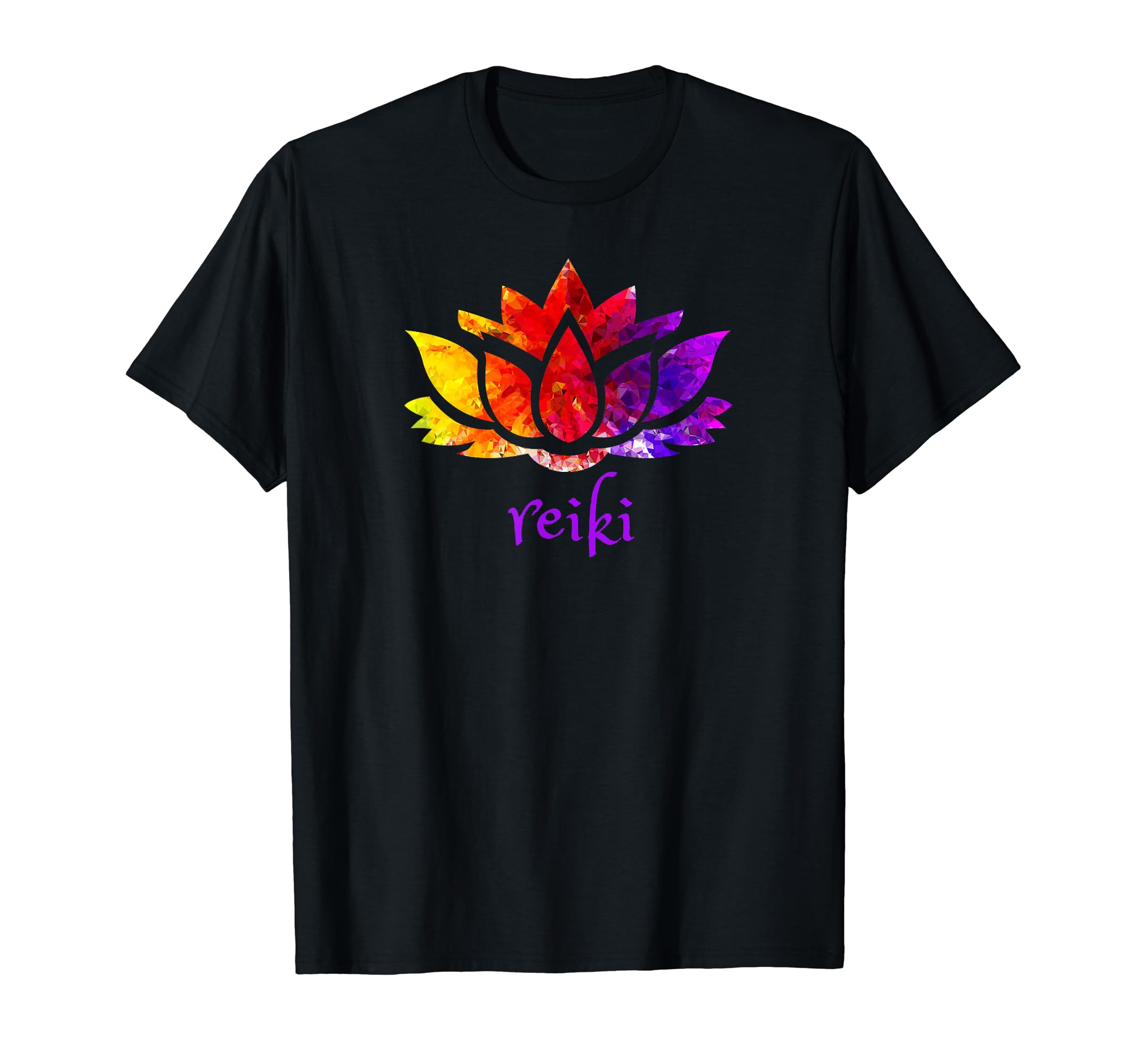 Reiki Lotus Healing Energy Aura T-Shirt - Streetwear Style for Adults - T-Shirt, Sweatshirt, Hoodie