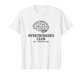 Overthinkers Club Minimalist Brain T-Shirt - Aesthetic Graphic for Adults - T-Shirt, Sweatshirt, Hoodie