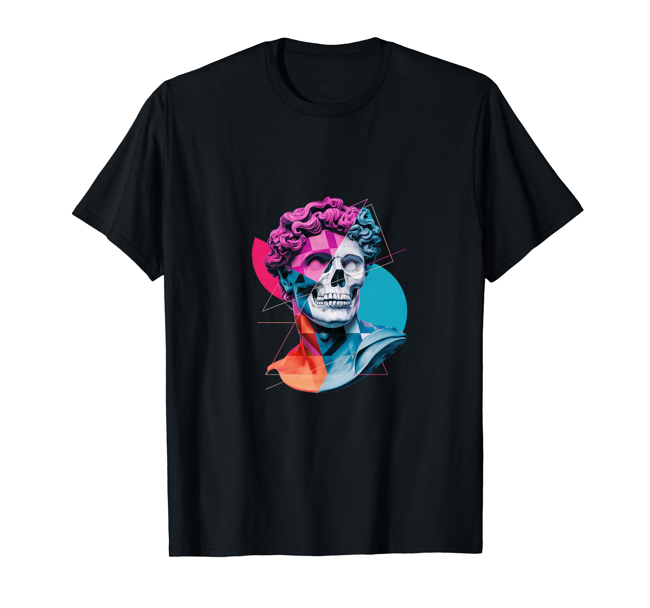 Statue David Head 80S Vaporwave T-Shirt - Novelty Apparel Men Women - T-Shirt, Sweatshirt, Hoodie