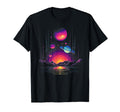 Vaporwave Solar System 80S Synthwave Space T-Shirt - Unique Graphic Unisex - T-Shirt, Sweatshirt, Hoodie