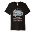 Therapist Burnout Counselor Mental T-Shirt - Aesthetic Graphic Unisex - T-Shirt, Sweatshirt, Hoodie