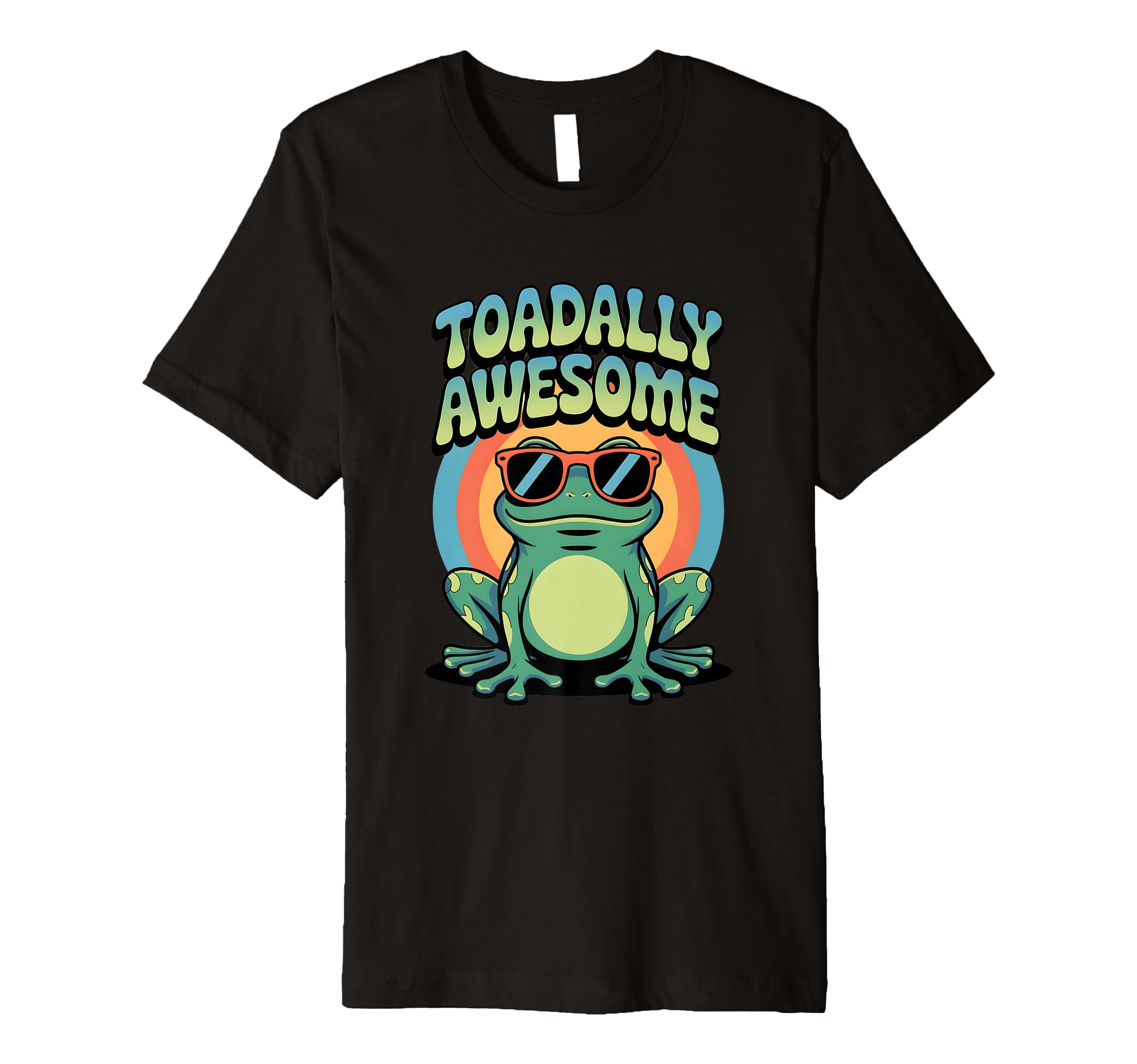 Toadally Awesome Funny Frog Visual Pun T-Shirt - Novelty Apparel Unisex - T-Shirt, Sweatshirt, Hoodie