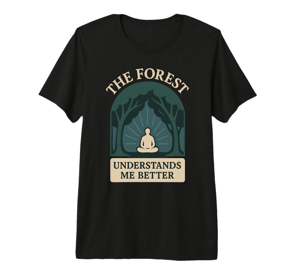 Forest Walk Overthinker Mental Reset T-Shirt - Graphic Print Men Women - T-Shirt, Sweatshirt, Hoodie