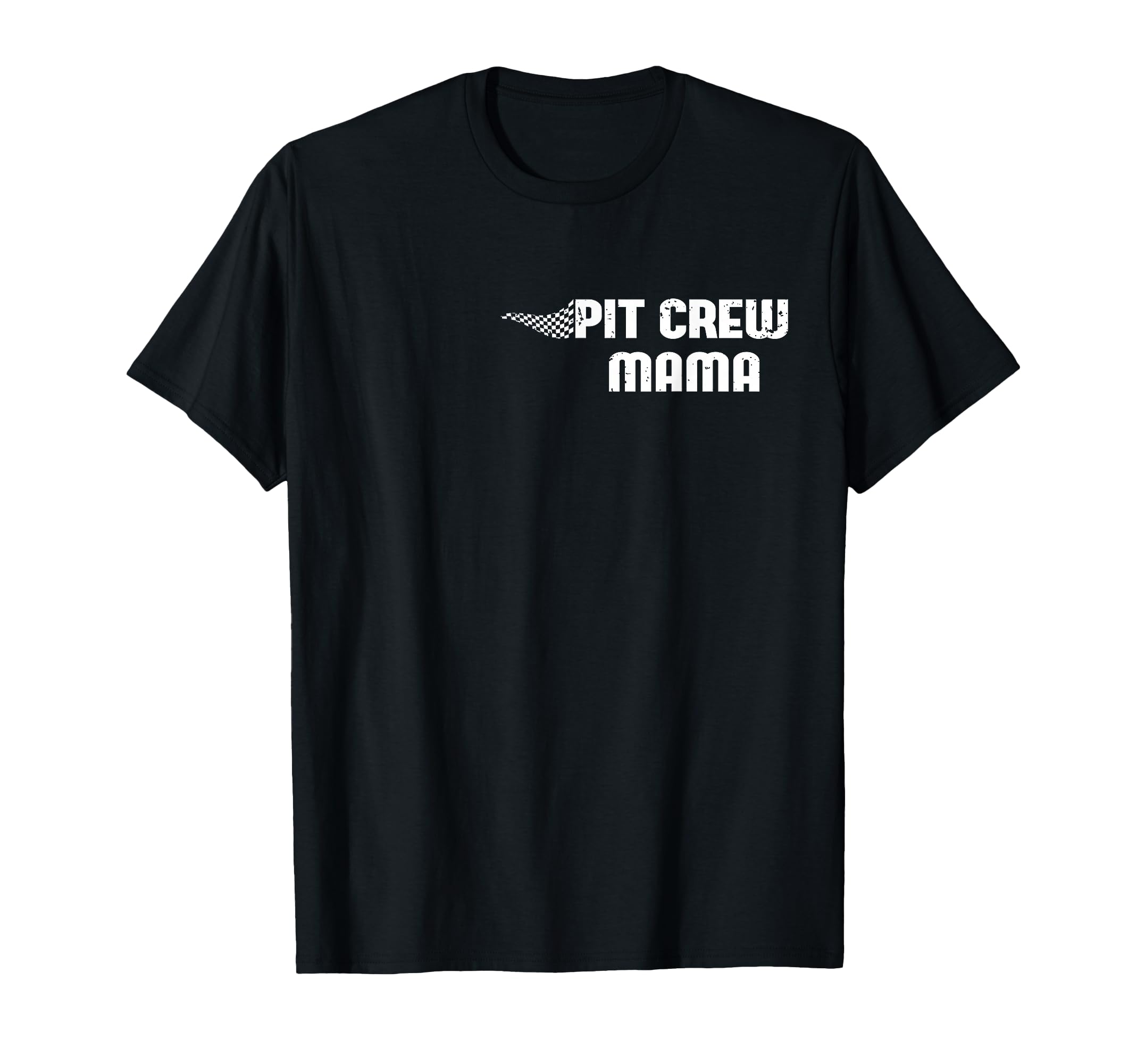 Pit Crew Mama Racing Car Family T-Shirt - Minimalist Print for Adults - T-Shirt, Sweatshirt, Hoodie
