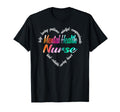 Mental Health Nurse Heart Word Cloud T-Shirt - Aesthetic Graphic Men Women - T-Shirt, Sweatshirt, Hoodie