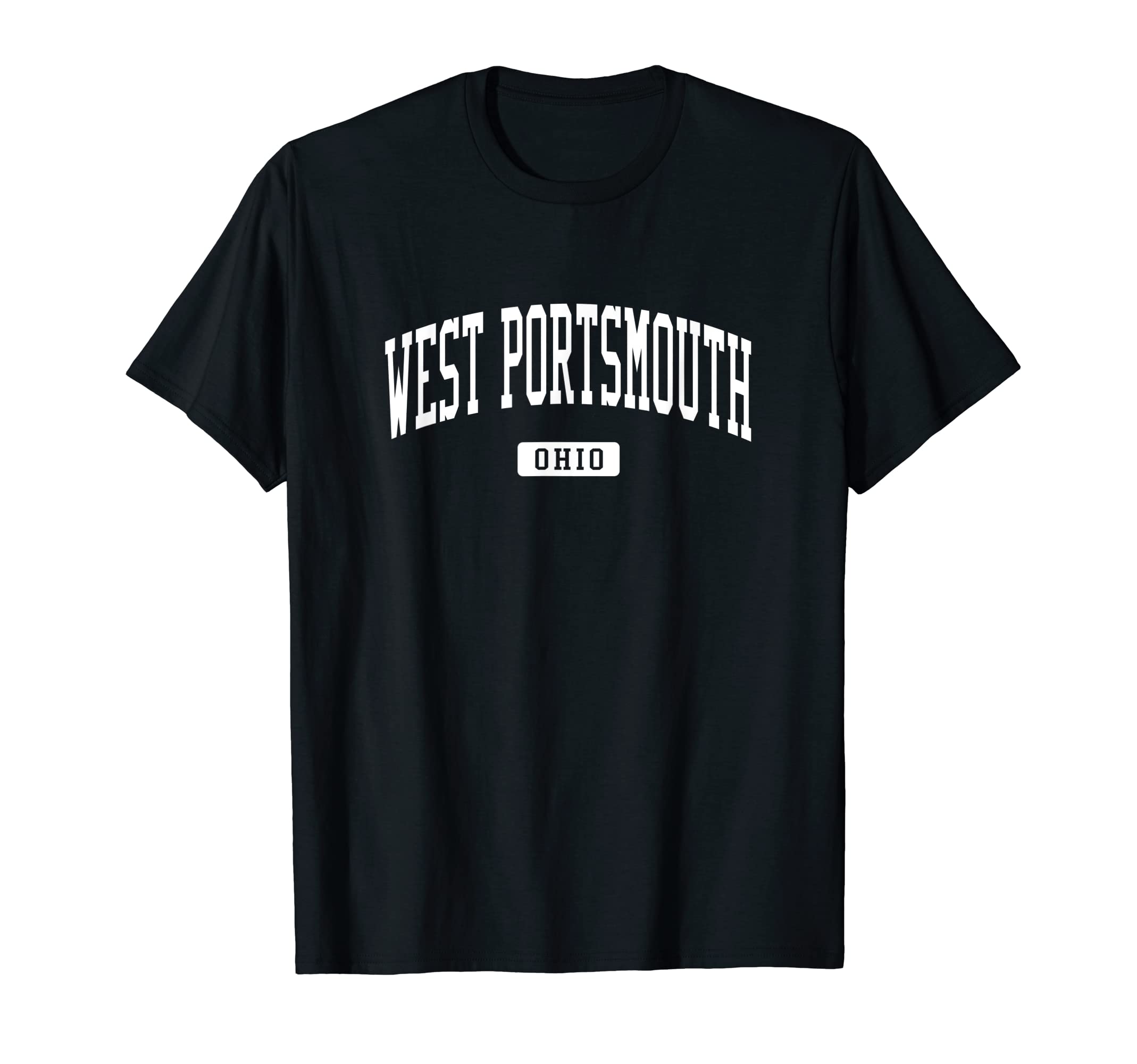 West Portsmouth Ohio Oh Athletic Sports T-Shirt - Trendy Graphic for Adults - T-Shirt, Sweatshirt, Hoodie