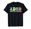 Adhd Awareness Mental Health T-Shirt - Minimalist Print Men Women - T-Shirt, Sweatshirt, Hoodie