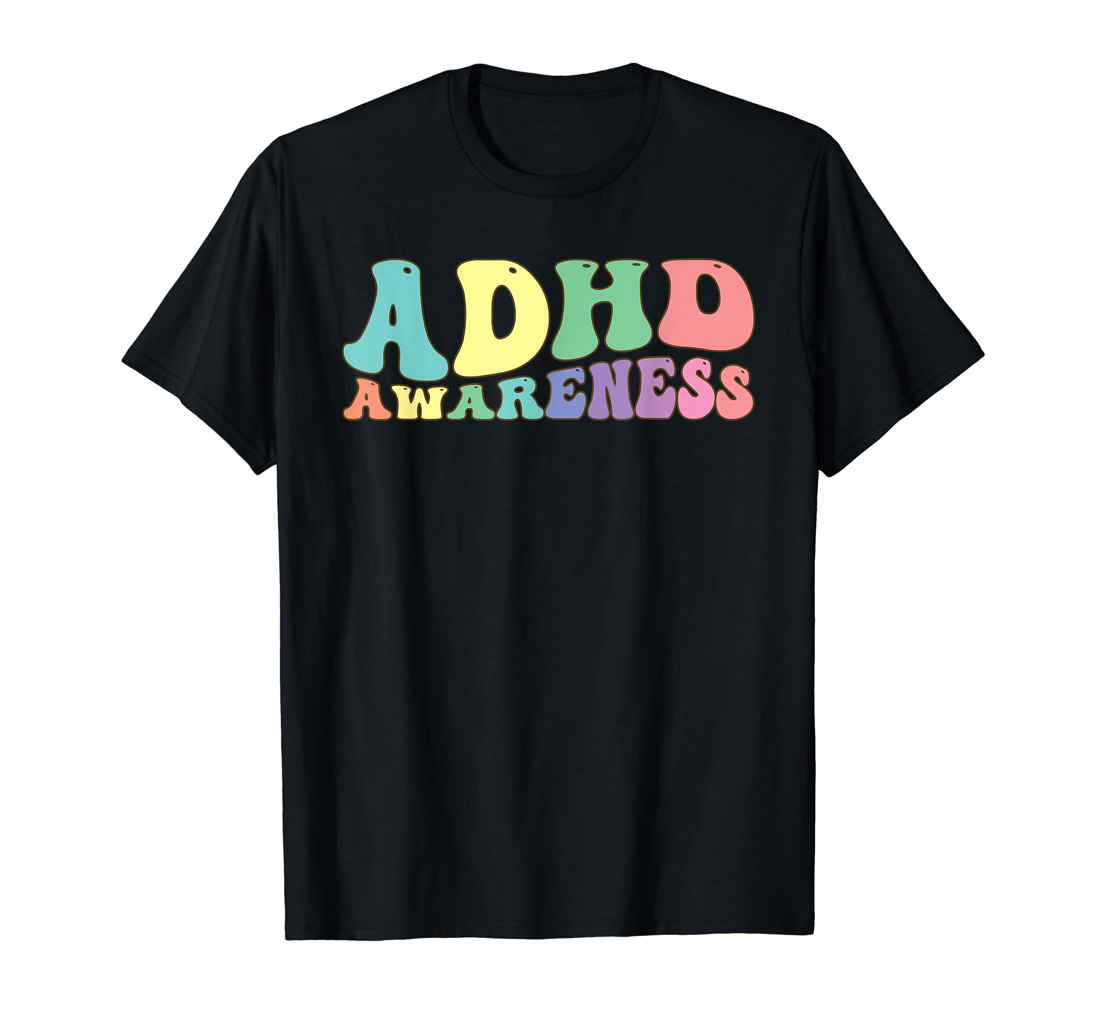 Adhd Awareness Mental Health T-Shirt - Minimalist Print Men Women - T-Shirt, Sweatshirt, Hoodie